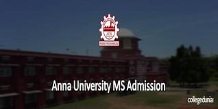 Anna University M.Sc Admissions 2015