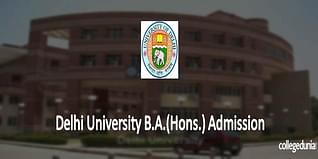 Delhi University B.A (Hons.) Admission