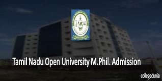 Tamil Nadu Open University M.Phil. Admission 2015