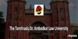 The Tamilnadu Dr. Ambedkar Law University Admission 2015 Notification: