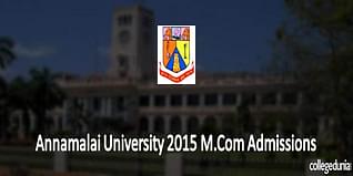 Annamalai University M.Com Admissions 2015