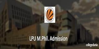 LPU M.Phil. Admission 2015