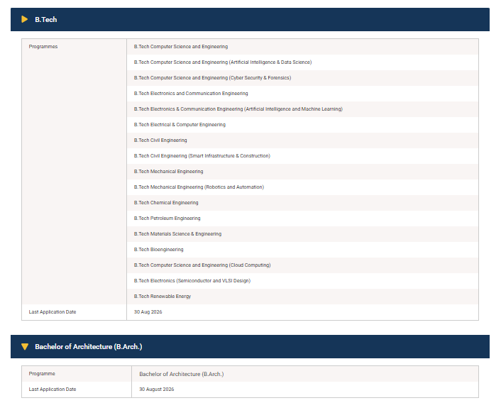 MIT-WPU 2026-27 Application Key Details