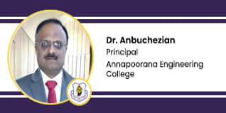 Annapoorana Engineering College, Principal: Dr. Anbuchezian  Interview