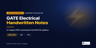 GATE Electrical Handwritten Notes PDF 2026 Free Download