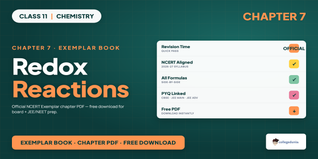 NCERT Exemplar Book Class 11 Chemistry Chapter 7 Redox Reactions PDF