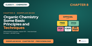 NCERT Exemplar Book Class 11 Chemistry Chapter 8 Organic Chemistry Some Basic Principles and Techniques PDF