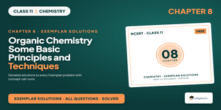NCERT Exemplar Solutions Class 11 Chemistry Chapter 8 Organic Chemistry Some Basic Principles and Techniques PDF