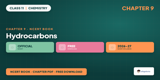 NCERT Book Class 11 Chemistry Chapter 9 Hydrocarbons PDF