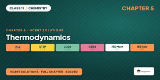 NCERT Solutions Class 11 Chemistry Chapter 5 Thermodynamics PDF
