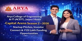 ACEIT Jaipur Hosts Capital Arena Season 2  2026 Startup Pitches Investor Connect and INR 25 Lakh Funding Opportunities