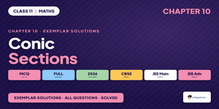 NCERT Exemplar Solutions Class 11 Maths Chapter 10 Conic Sections