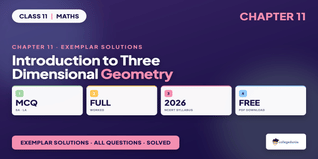 NCERT Exemplar Solutions Class 11 Maths Chapter 11 Introduction to Three Dimensional Geometry