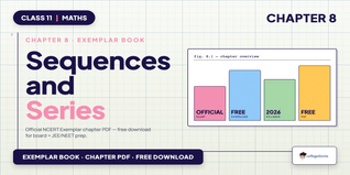 NCERT Exemplar Book PDF Class 11 Maths Chapter 8 Sequences and Series