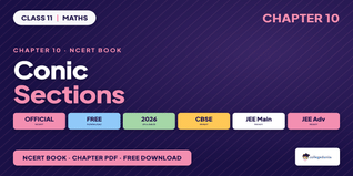 NCERT NCERT Book PDF Class 11 Maths Chapter 10 Conic Sections