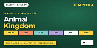 NCERT Exemplar Book PDF Class 11 Biology Chapter 4 Animal Kingdom