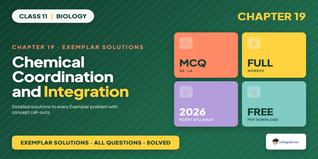 NCERT Exemplar Solutions Class 11 Biology Chapter 19 Chemical Coordination and Integration