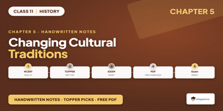 Changing Cultural Traditions Handwritten Notes PDF
