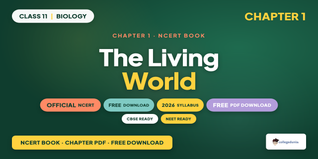 NCERT NCERT Book PDF Class 11 Biology Chapter 1 The Living World