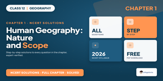 Human Geography Nature and Scope Class 12 NCERT Solutions