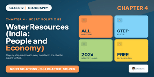 Water Resources Class 12 NCERT Solutions 2026-27