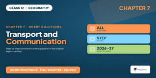 Transport and Communication Class 12 NCERT Solutions 2026-27