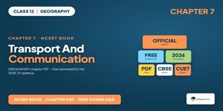 Transport and Communication Class 12 NCERT Book PDF