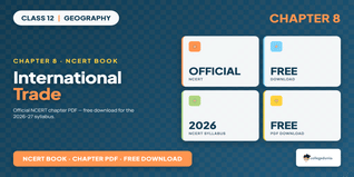 International Trade Class 12 NCERT Book PDF Download