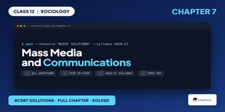 Mass Media and Communications Class 12 NCERT Solutions