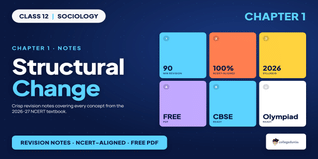 Structural Change Class 12 Notes