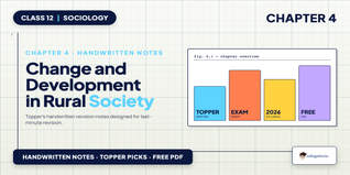 Rural Society Class 12 Sociology Handwritten Notes