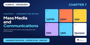 Mass Media and Communications Class 12 Handwritten Notes