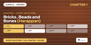 NCERT Solutions Class 12 History Chapter 1 Bricks, Beads and Bones