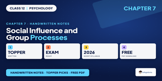 Social Influence and Group Processes Handwritten Notes