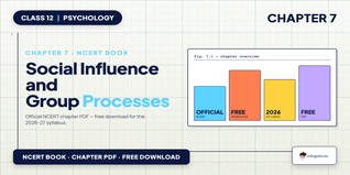 Social Influence and Group Processes Class 12 PDF