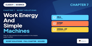Work, Energy & Simple Machines Class 9 NCERT Solutions