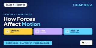 How Forces Affect Motion Class 9 NCERT Book PDF