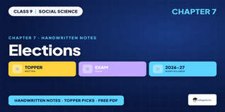 Elections Class 9 Social Science Handwritten Notes