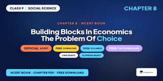 Building Blocks in Economics Class 9 NCERT Book PDF