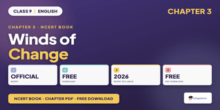 Winds of Change Class 9 English NCERT Book PDF