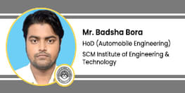 Interview Mr Badsha Bora Head of Department Automobile Engineering at SCM Institute of Engineering and Technology Kolkata