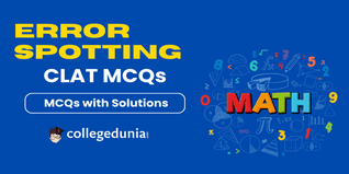 CLAT MCQs on Error Spotting: CLAT Questions for Practice with Solutions