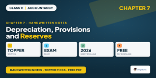 Class 11 Accountancy Chapter 7 Handwritten Notes PDF