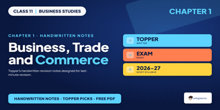 Class 11 Business Studies Chapter 1 Handwritten Notes PDF