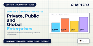 Class 11 Business Studies Chapter 3 Handwritten Notes PDF