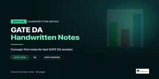 GATE DA Handwritten Notes PDF 2026 Free Download