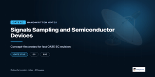 GATE EC Signals and Semiconductor Devices Handwritten Notes PDF