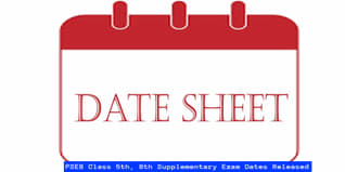 PSEB Class 5th, 8th Supplementary Exam Dates Released; Check Complete Schedule Here