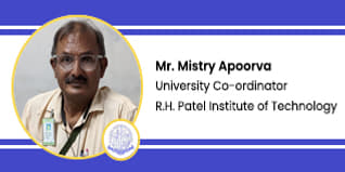 R.H. Patel Institute of Technology, Goblaj, Gujarat, University Co-ordinator: Mistry Apoorva Interview
