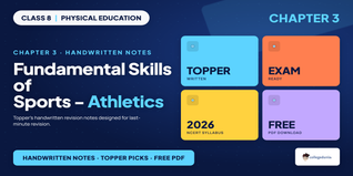 Fundamental Skills of Sports - Athletics Class 8 Physical Educ